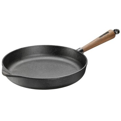 Skeppshult Traditional Walnut Handle Deep Pan, 11 inch