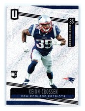 2019 Panini Unparalleled Football #19 Keion Crossen Rookie RC Patriots