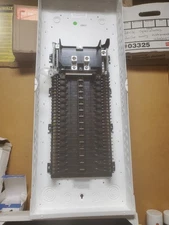 30 Space, 30 Circuit Indoor Load Center with Main Lugs, LP322-LPD 225 Amps White