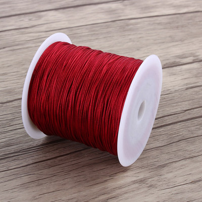 Headerbs Hilo Chino Para Pulseras 100M X 0.8mm Nylon Chinese Knot Cord Rattai