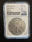 2025 American Silver Eagle MS-70 NGC (Early Releases)