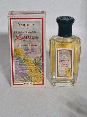 Vintage Yardley Fragrant Gardens Mimosa Eau De Toilette Spray 50ml NWB Rare