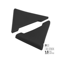 2pcs PVC Universal Car Door Corner Edge Guards Bumper Protector Cover Black