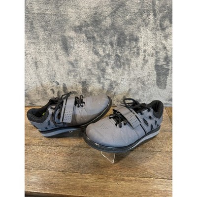 Reebok Lifter PR cross-trainer weightlifting shoes Men s 9.5 Ash Gray/Black 