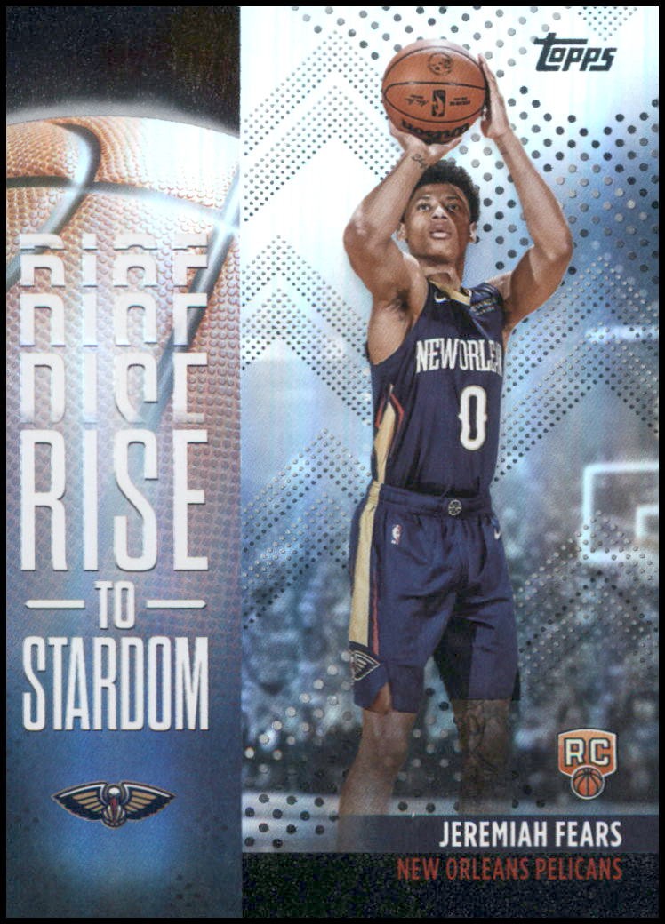 2025-26 Topps #RTS-7 Jeremiah Fears Rise to Stardom Rainbow Foilboard