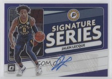 2020 Panini Donruss Optic Signature Series Purple Prizm Jalen Lecque Auto 10k8