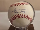Willie Mays Signed Official NL Baseball Autographed w/ Score Board COA w/ Case