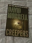 Author DAVID MORRELL Signed CREEPERS BOOK Postcard BOOK AUTOGRAPH