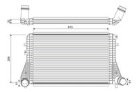 LadeluftküHler Valeo 818372 Aluminium FüR VW Jetta 4 162 163 AV3 AV2 Golf 6 AJ5