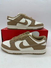Nike Dunk Low Women's Size 11 Beige Sail Leather Athletic Shoes IB7311 101