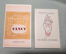 Lot:  Jeremy Davies (2 ) Knack of Doing & Fancy Like New OOP 1st Editions