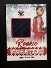 24-25 Panini Hoops Basketball Rookie Sweaters Jersey RSW-KSG Kyshawn George