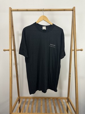 VTG Volvo Motor Graders Paper Thin Burnout Worn NO Fade Work WIP T-Shirt L