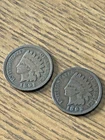 1891 & 1893 Indian Head Pennies