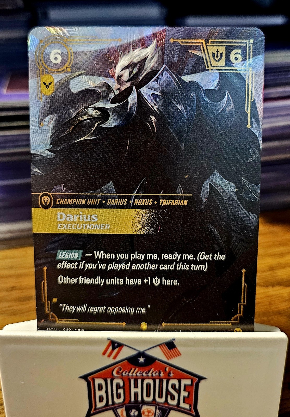 Riftbound Origins OGN Darius Executioner Alternate Art Showcase 243a/298