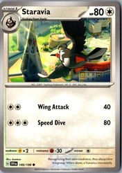 Staravia 149/198 Scarlet & Violet Base Set Common