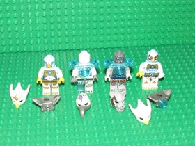 Lot of 4 LEGO Legends of Chima Eris Ewar Sawar Voom Voom Minifigures VV86