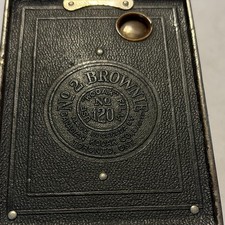 Kodak No. 2 Brownie Model C Vintage Box Camera, Black Classic Brownie