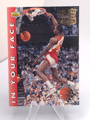 Dominique Wilkins 1992-93 Upper Deck Slam Dunk #454 HOF Hawks 1 Owner Sharp!