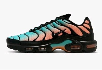 Nike Men's 11.5 Air Max Plus TN Tuned South Beach Black Aurora Green DM0032-022