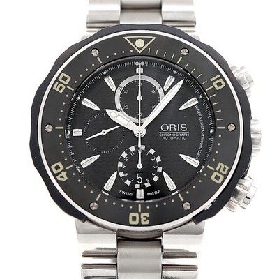 ORIS ProDiver Chronograph 01 674 7630 1000m Datum Titan Keramik Herren Automatik