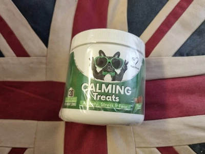 NutriPaw Calming Treats For Dogs - Reduce Stress, Fear, Separation, Barking, UK