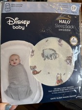 Disney's Winnie the Pooh Halo Sleep Sack 3-6 Month Baby Swaddle Blanket