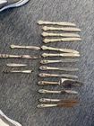 Lot of STERLING Handled scrap silver international  silver iris and Gorham