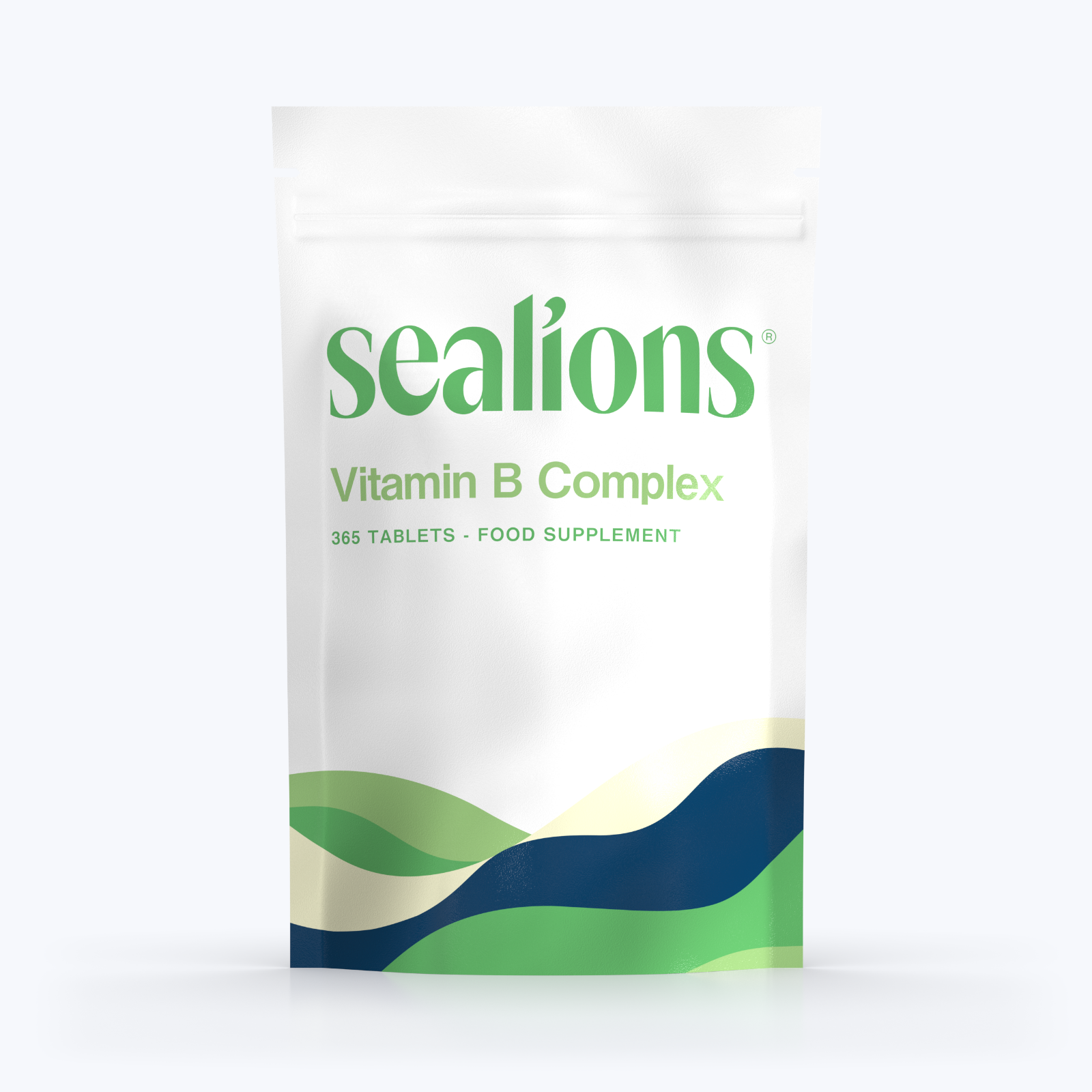 Vitamin B-Complex B1, B2, B3, B5, B6, B12, Biotin & Folic Acid 365 Tabs Sealions