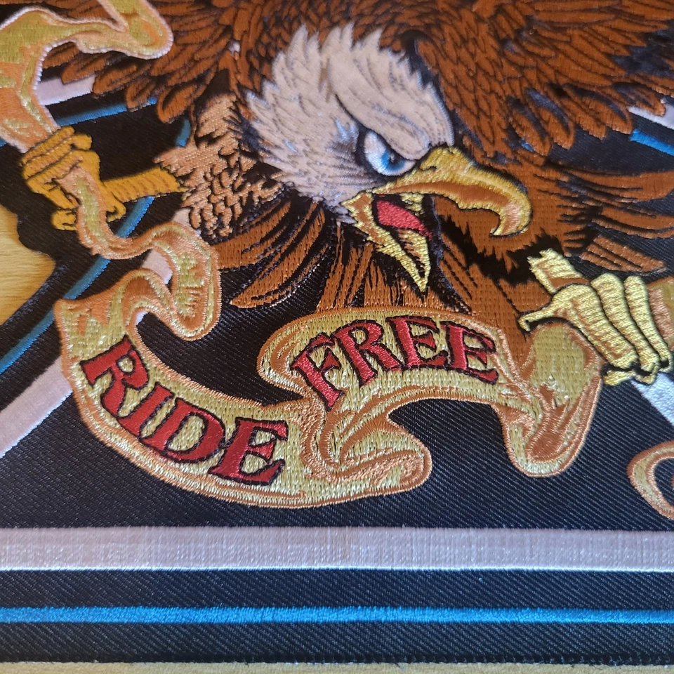 Patch bordado grande 11,25 x 11,25 cruz de ferro sem ameaça letal - Imagem 2 de 4