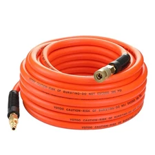 YOTOO Air Hose 3/8 in. x 50 ft, 300 PSI Heavy Duty Hybrid Air Compressor Hose...