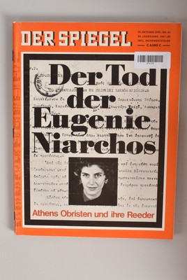 Der Spiegel -  Nr. 43  -  Oktober 1970  -  Der Tod der Eugenie Niarchos