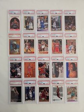 Massive Lot HOF Basketball PSA 10 Rookie Kobe Shaq Iverson Jordan Lebron Duncan