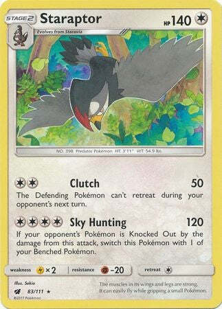 Staraptor 83/111 Rare - Pokemon Crimson Invasion Card