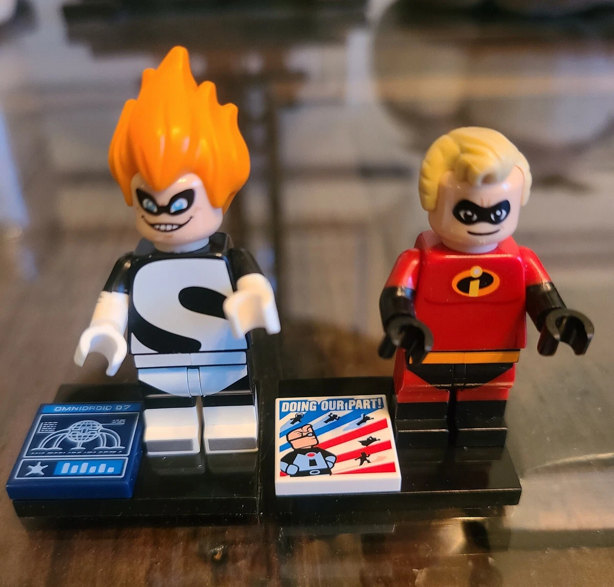 Lego Minifigures Disney Pixar Incredibles Syndrome and Mr