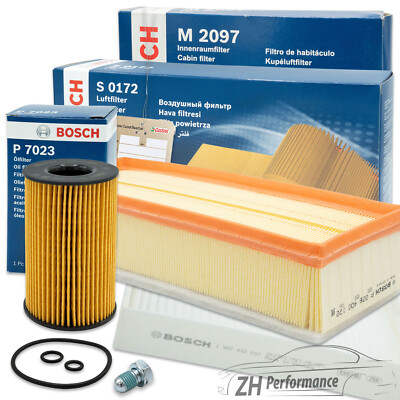 BOSCH INSPEKTIONSPAKET Filter Satz Set für VW Passat B7 Audi Seat Skoda 2.0 TDI