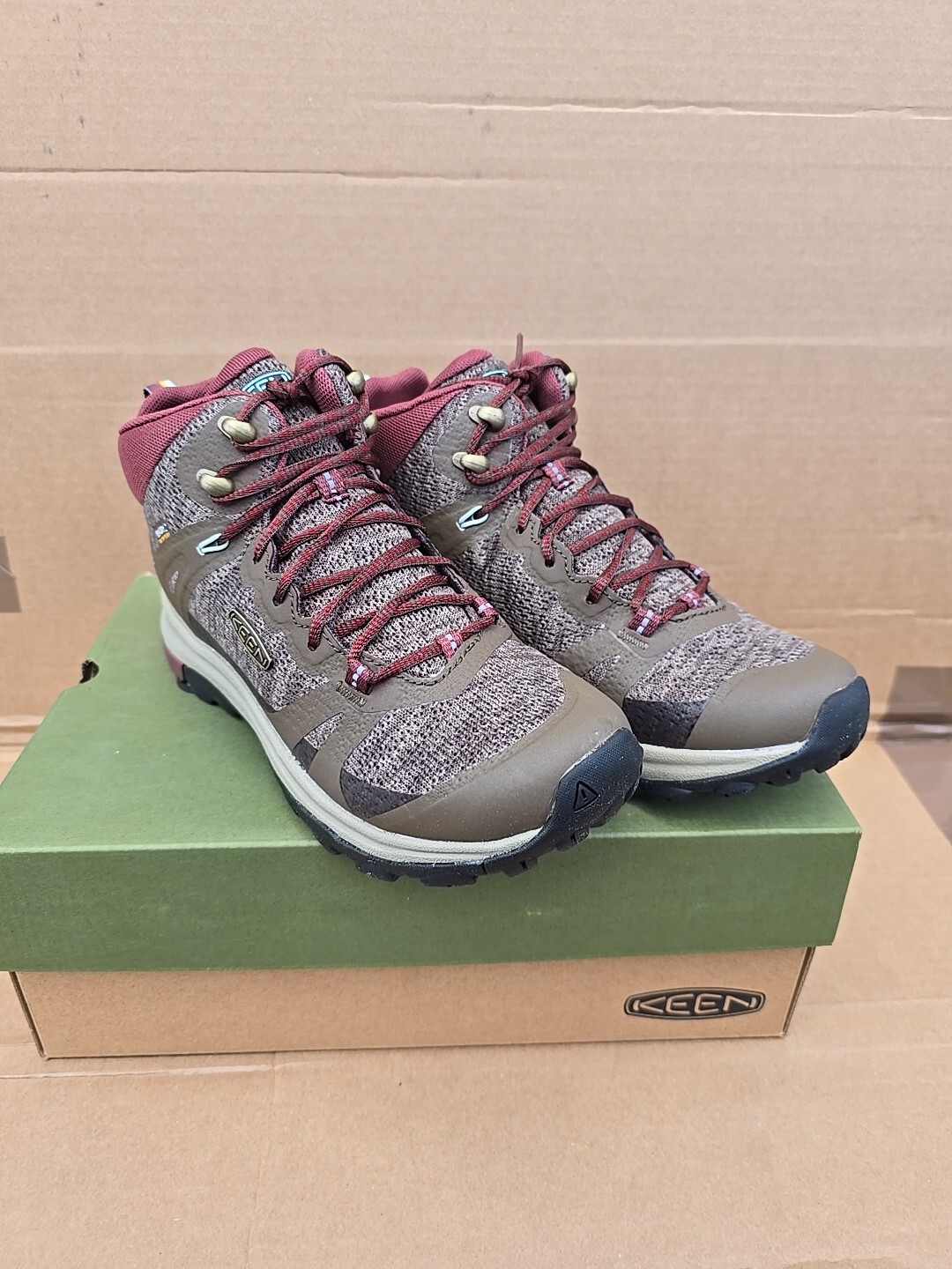 Stivali da trekking impermeabili Keen Terradora II Mid Canteen Andorra donna UK 2 5