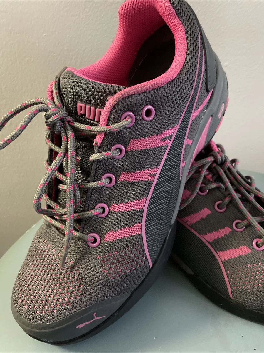 Pink safety deals trainers