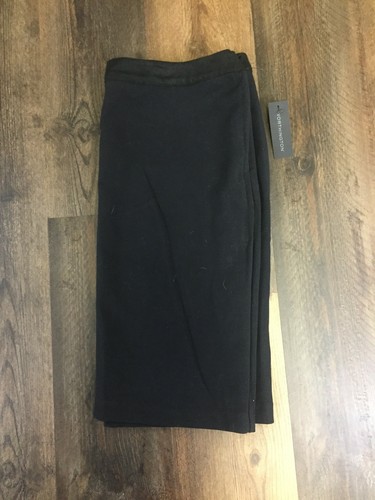 "NEW" WORTHINGTON Side Zip Black Straight & Pencil Skirt Women's Size 14