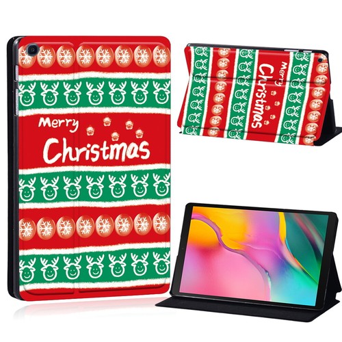 Christmas Leather Tablet Stand Cover Case For Samsung Tab A/S4/S5/S6/S7/A7/A8 - Picture 9 of 22