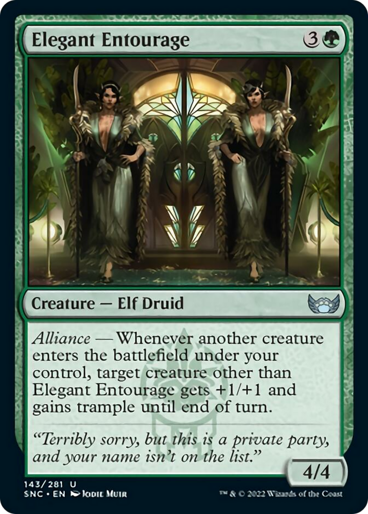 x4 Elegant Entourage SNC MTG 143/281 UNCOMMON M/NM 4x | eBay