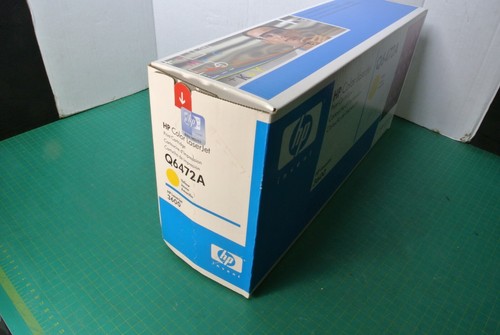 Cartucho de tóner amarillo HP Q6472A 502A genuino nuevo - Imagen 5 de 5