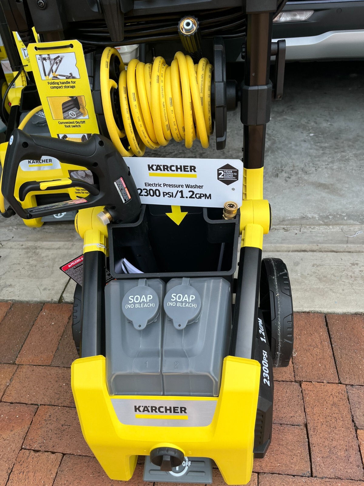 Karcher K2300PS 2300 PSI 1.2 GPM TruPressure Induction Electric