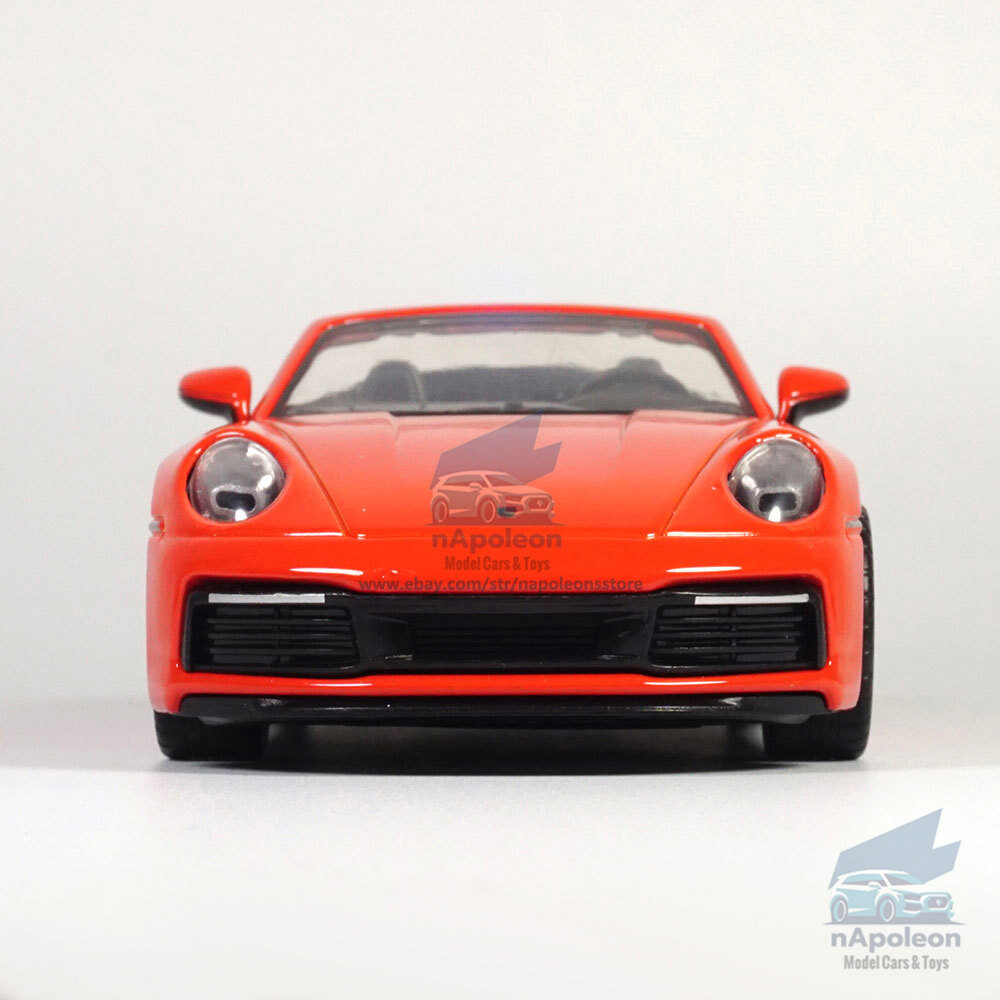1:32 Porsche 911 Carrera Cabriolet Model Car Alloy Diecast Toy