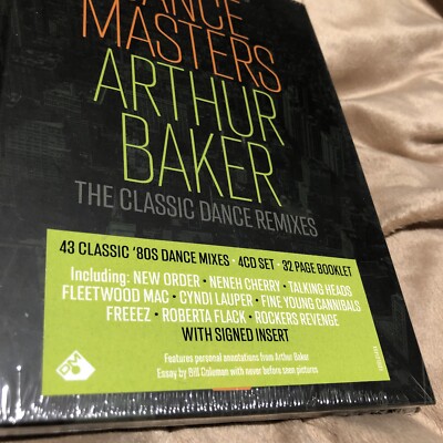 Signiert - ARTHUR BAKER - Dance Masters (The Classic Dance Remixes) NEU Limitiert 4 CD