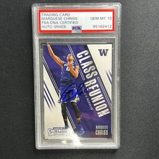 2016-17 Contenders Draft Picks #7 Marquese Chriss Signed Card AUTO 10 PSA Slabbe