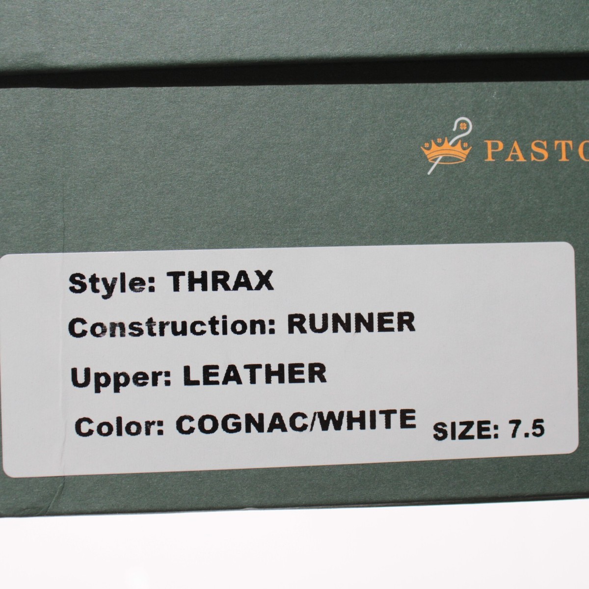 Pastori NWB Thrax Casual Sneakers Size 40.5 US 7.5 in Brown 