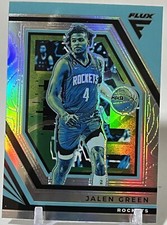 2022-23 Jalen Green Flux Basketball Silver Prizm Houston Rockets
