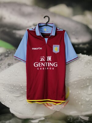 Aston Villa 2012 - 2013 home football shirt jersey camiseta Macron size XL - 2XL
