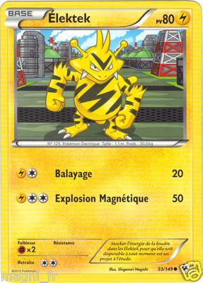 Pokemon No. 53/149 - ELEKTEK - PV80